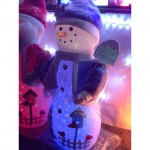 40 Inch Snow Man Toy Ornament Music and Led Snow fall